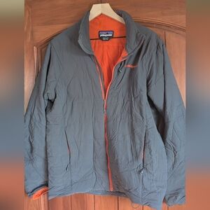 Patagonia Gray Orange Performance Jacket Lightweight